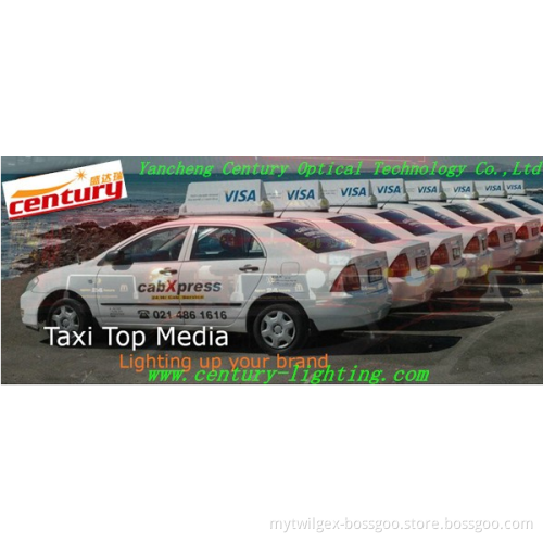 wholesale china factory price led taxi roof display